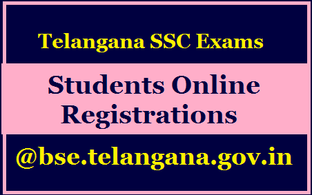 bse.telangana.gov.in TS 10th SSC May 2021 Public Exams Online Registration Application