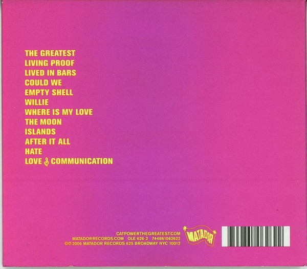 Classic Rock Covers Database Cat Power The Greatest (2006)