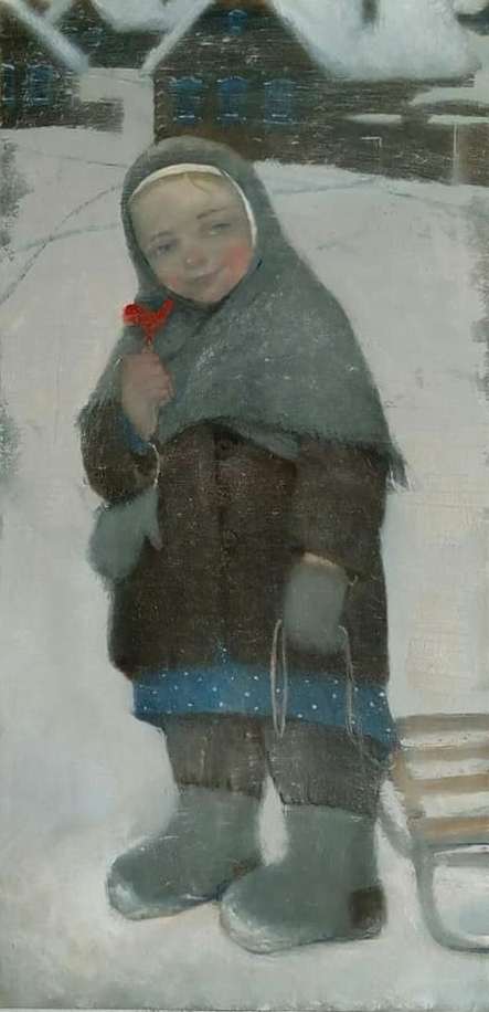 Детство без мамы. Картины художницы Натальи Сюзевой.