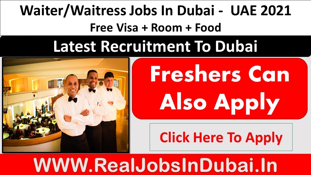 Waiter Jobs In Dubai UAE 2021