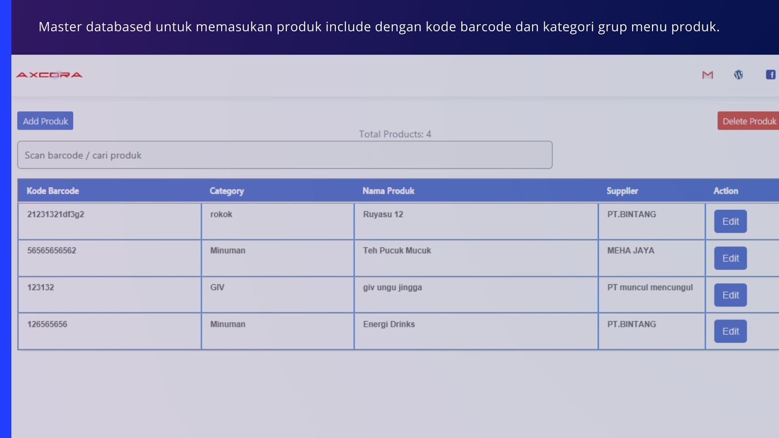 Aplikasi Online Kasir penjualan web based android iphone