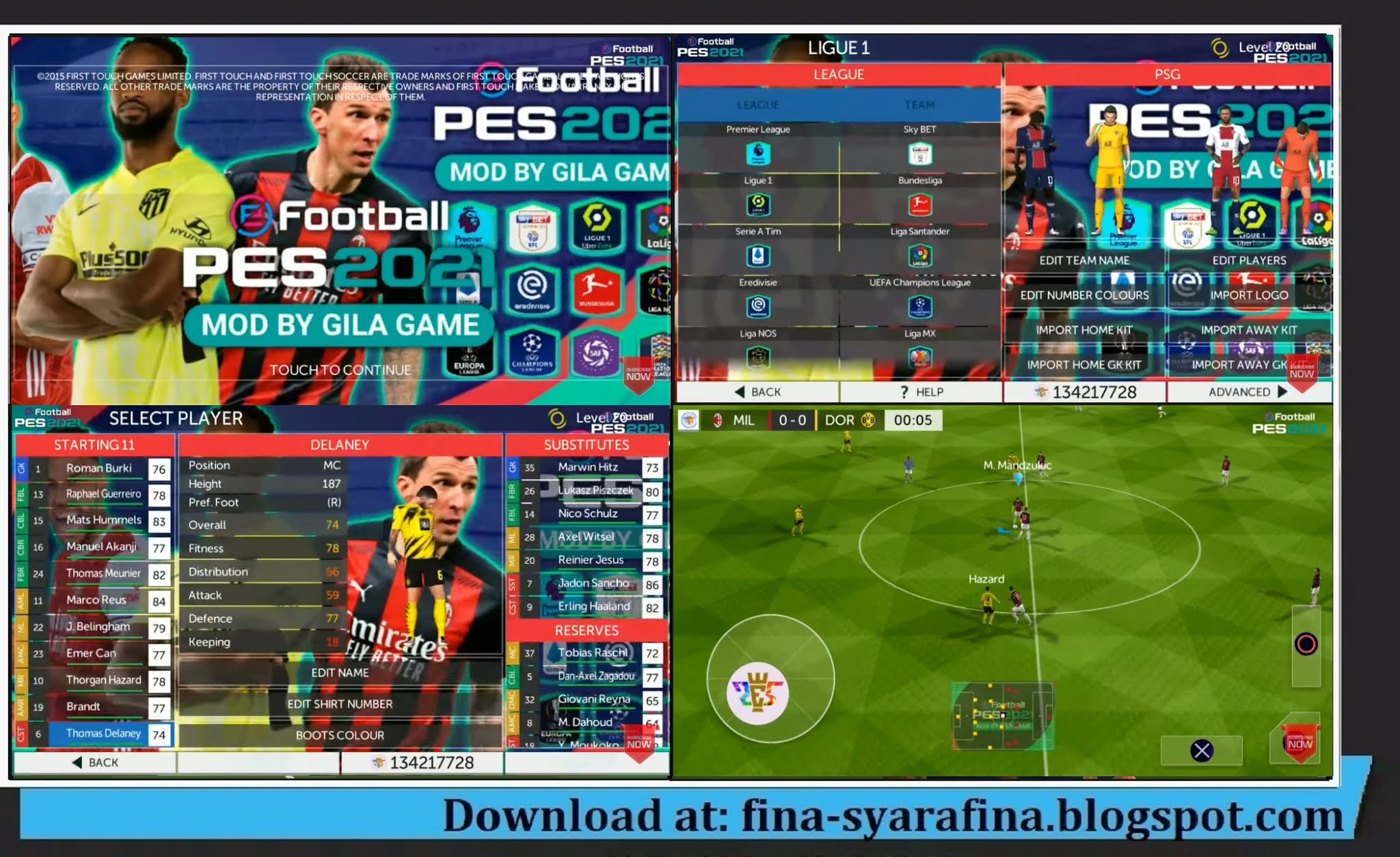 FTS Mod PES 2021 Update Winter Transfer Full European League FTS Mod PES 2021 Update Winter Transfer Full European League
