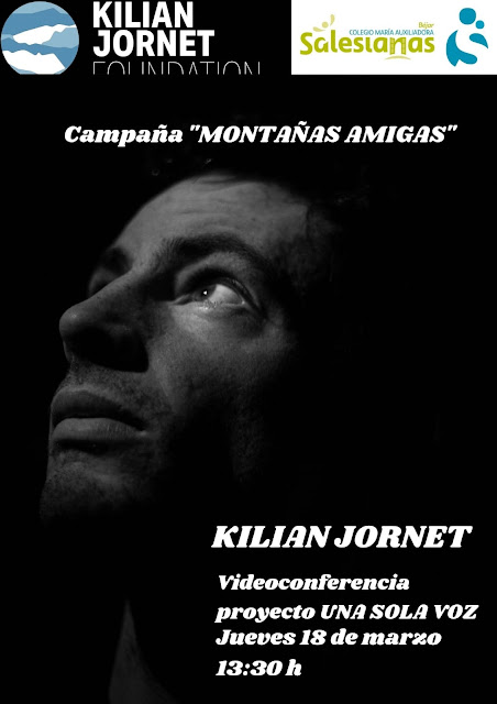 El colegio María Auxiliadora y el corredor Kilian Jornet ponen en marcha 'Montañas amigas' - 15 de marzo de 2021