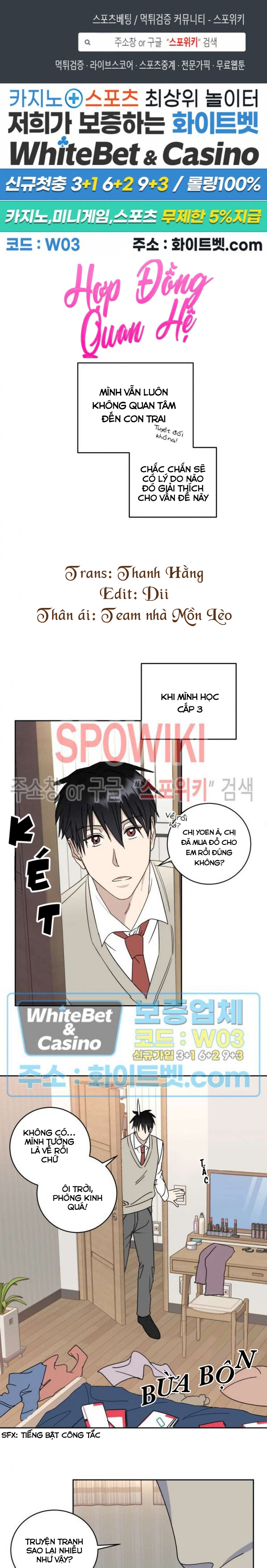 Đọc truyện Hợp Đồng Quan Hệ - Chapter 6