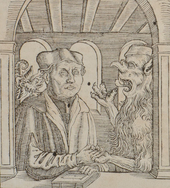 (11). Петр Сильвий.  Единение Лютера и Люцифера.  Лейпциг, 1535