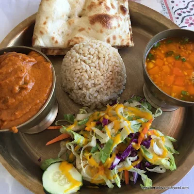 lunch special plate at Himalayan Tandoori & Curry House in Berkeley, California