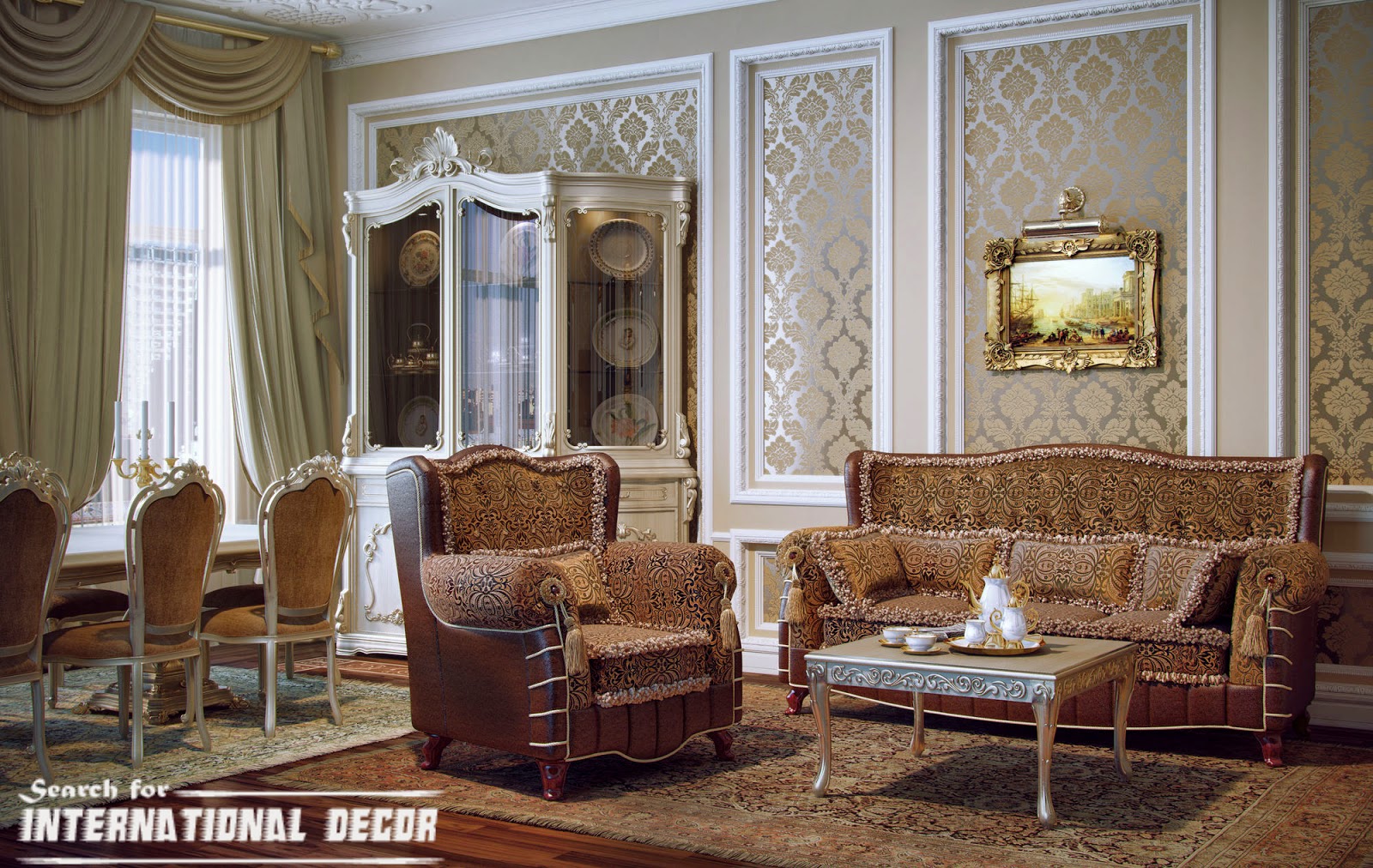 classic interior design, classic living room,classic interiors