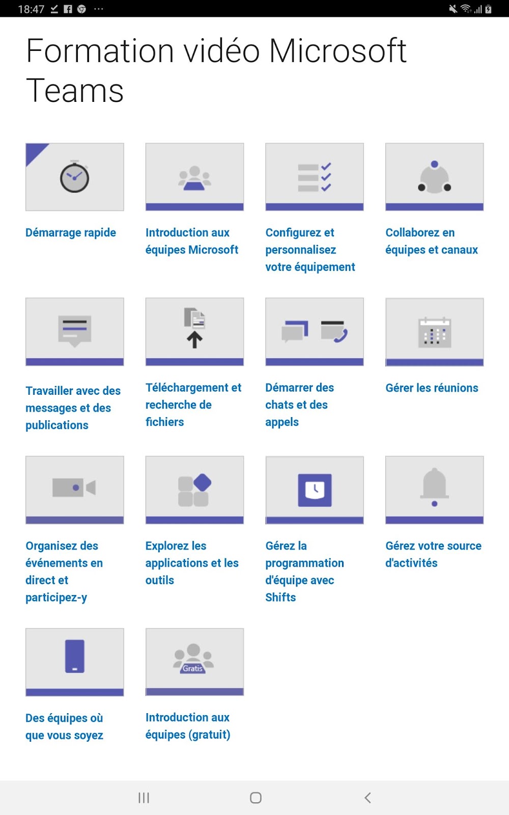 GOUVERNANCE Formation vidéo Microsoft Teams