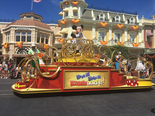 Move It Shake It MousekeDance It Parade Mickey Mouse Float Magic Kingdom Disney World