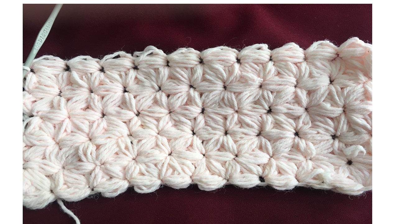 Jasmine Flower Crochet Stitch