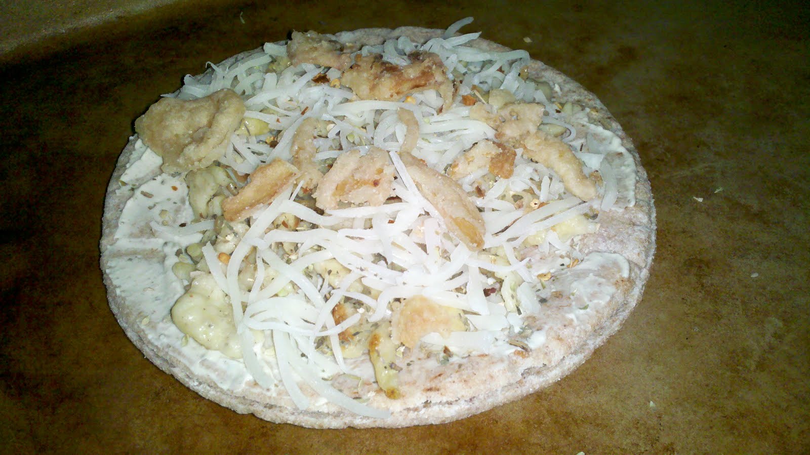 Eating With A: Game Day Snack Week 3 - Spaetzle Pizza! Eating With A: Game Day Snack Week 3 - Spaetzle Pizza!