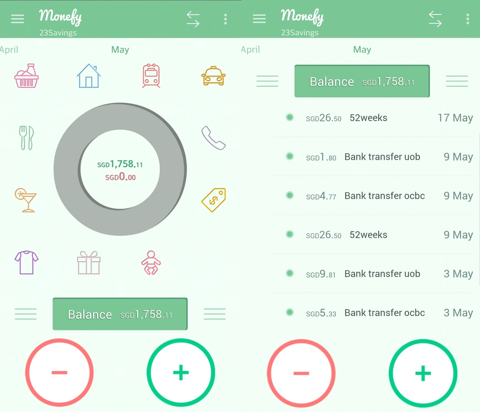 Monefy - Your Personal Finance Manager