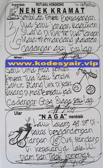 Kode Syair Hk Senin 13 April 2020 Forum Kode Syair Toto Kode Syair Hk Senin 13 April 2020 Forum Kode Syair Toto