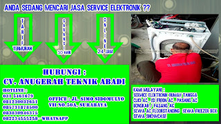 Jasa Service Mesin Cuci Daerah Surabaya 