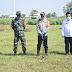 Penyemprotan Cairan Disinfektan di Desa.Rowogempol Kec.Lekok Oleh Wakil Bupati Pasuruan bersama Kapolres Pasuruan Kota Dan Dandim 0819 Pasuruan.