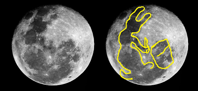 Espelho Branco: Coelho Na lua