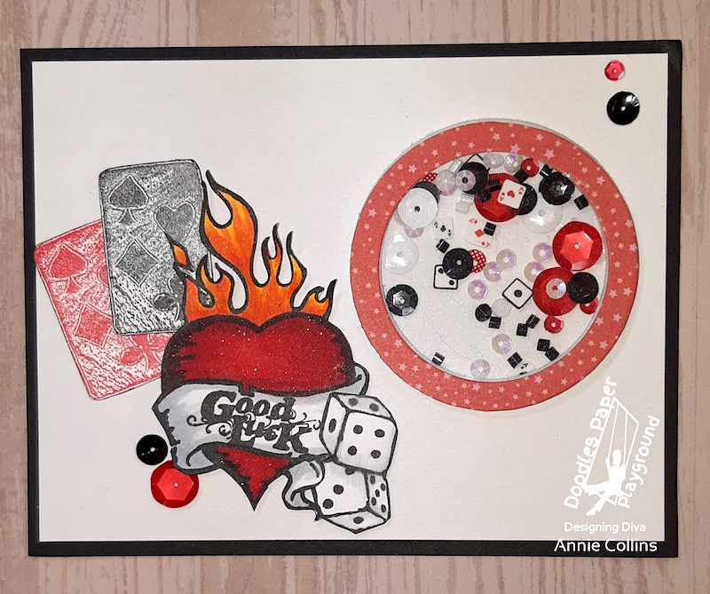 Little Wings Creates Good Luck Card With Doodles Paper Playground