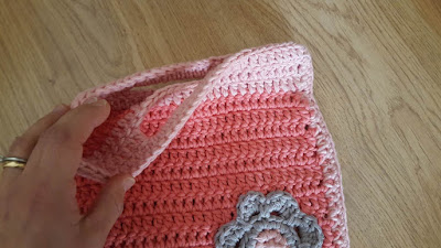 Crochet flower gift bag Crochet flower gift bag