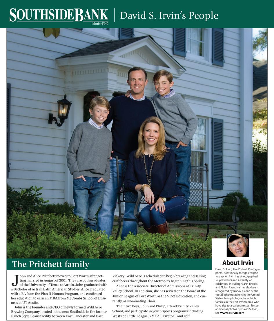 Fort Worth Business Press 2016 The Pritchett Family