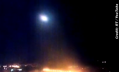 'UFO' over Donetsk 2-24-15