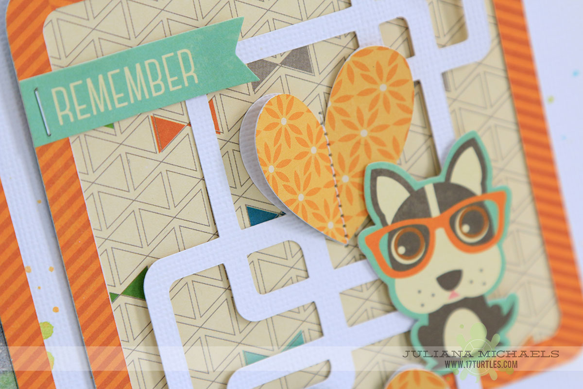 Hello Puppy Love Scrapbook Page featuring 17turtles Digital Cut File Let's Play and Jillibean Soup 