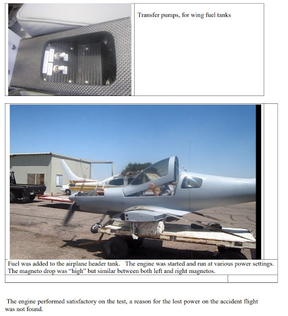 Kathryn's Report Fuel Related Lancair 360, N92WL; accident occurred