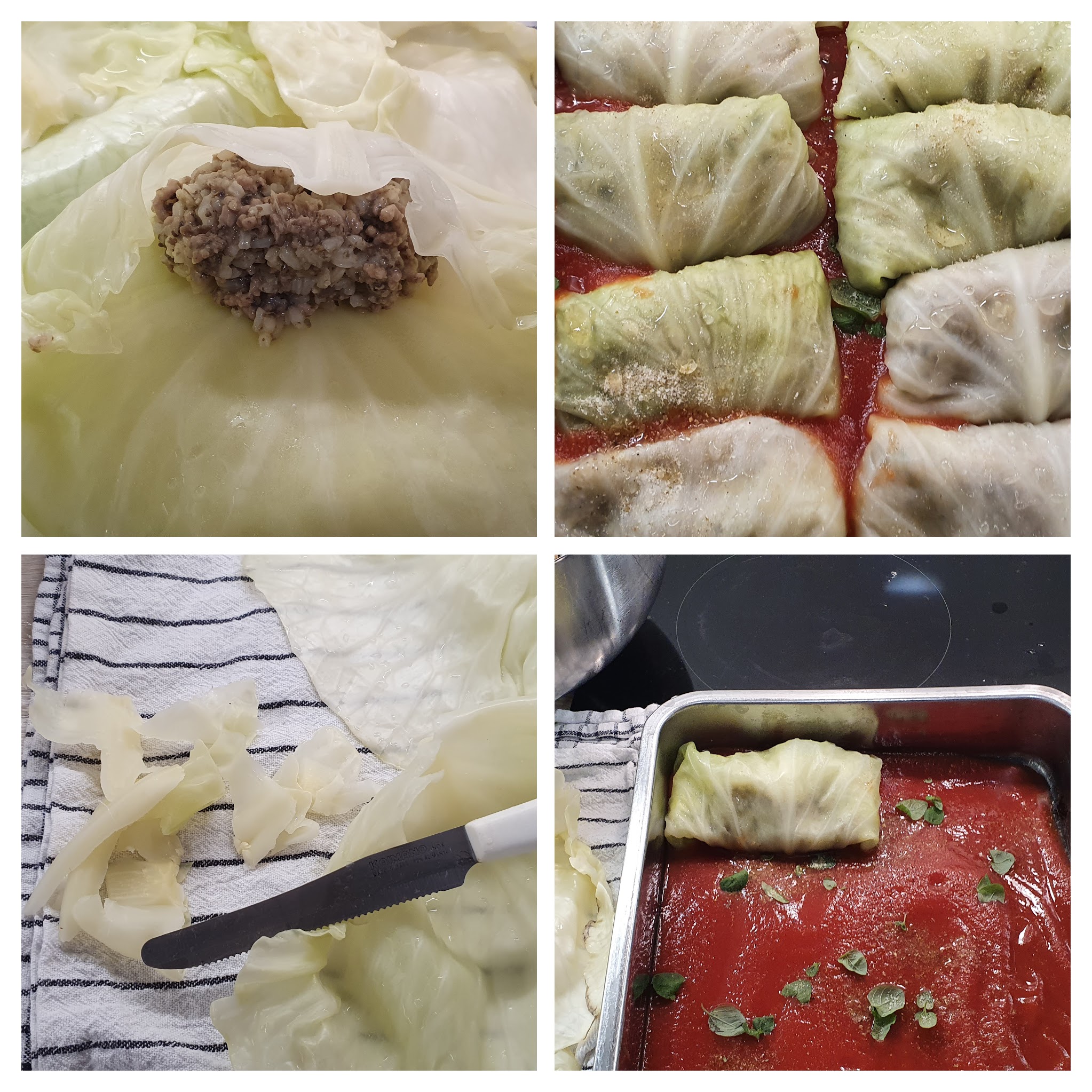 Succulent cabbage rolls cooked in tomato sauce with plenty of Egyptian