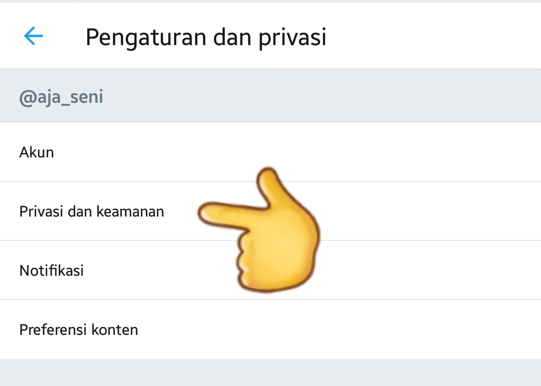 Cara Menghilangkan Tanda ikon Gembok di Akun Twitter - Seni Art Aja