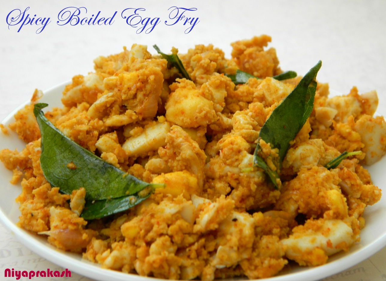 Niya's World: Spicy Boiled Egg Fry
