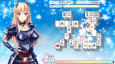 Delicious Pretty Girls Mahjong Solitaire Game Screenshot 1