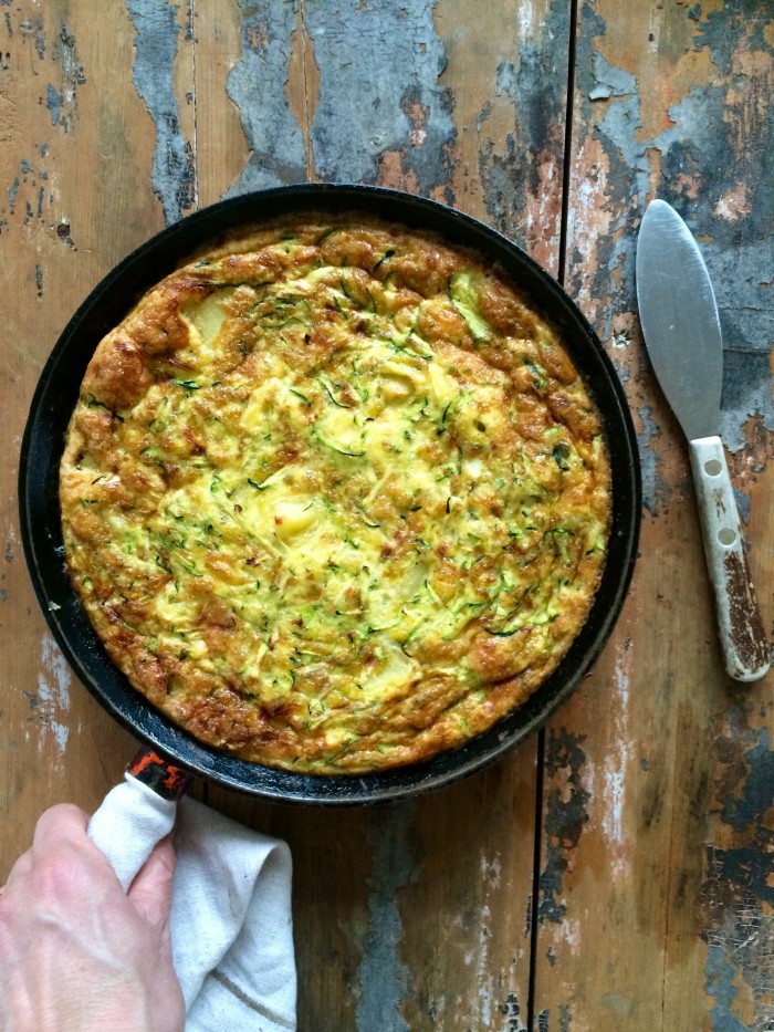 Beatrice mat med mera Frittata med zucchini, potatis och parmesan