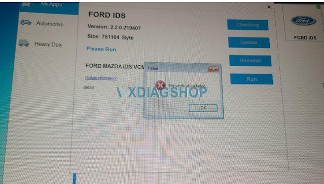 ford-ids- file verification failed