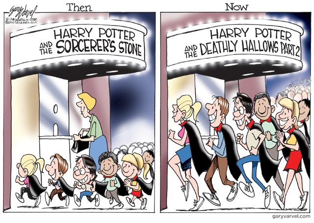 Harry Potter Fans Then And Now - Comic