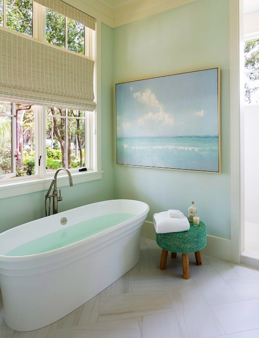 Coastal Wall Art Ideas for the Bathroom