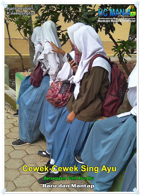 Gambar Siswa-Siswi SMA Negeri 1 Ngrambe (Cover Berseragam Putih Abu-Abu) - Buku Album Gambar Soloan Edisi 9