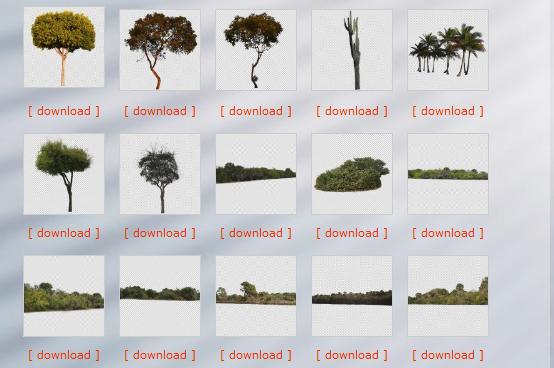 Arqui Descargas: 266.- Arboles recortados