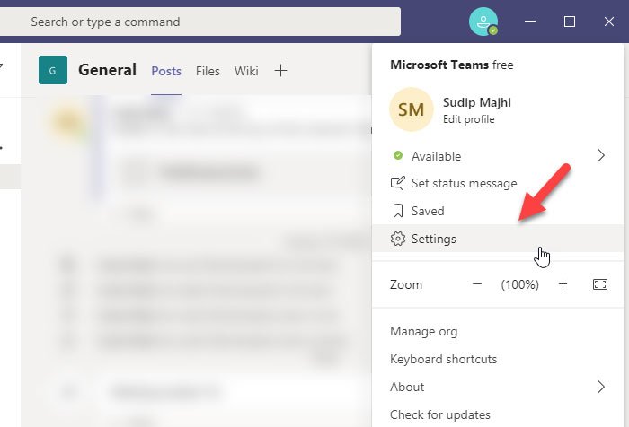 La cámara de Microsoft Teams está atenuada o no funciona