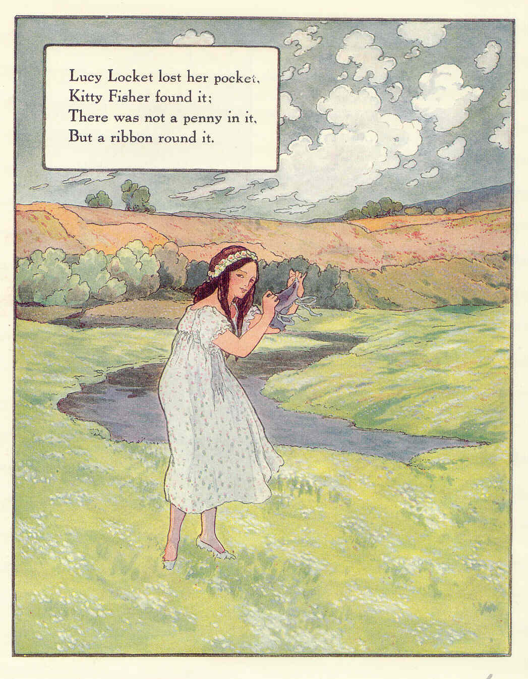 gold country girls Lucy Locket and Little Nanny Etticoat