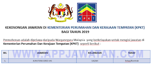 Kementerian Perumahan Dan Kerajaan Tempatan (KPKT)