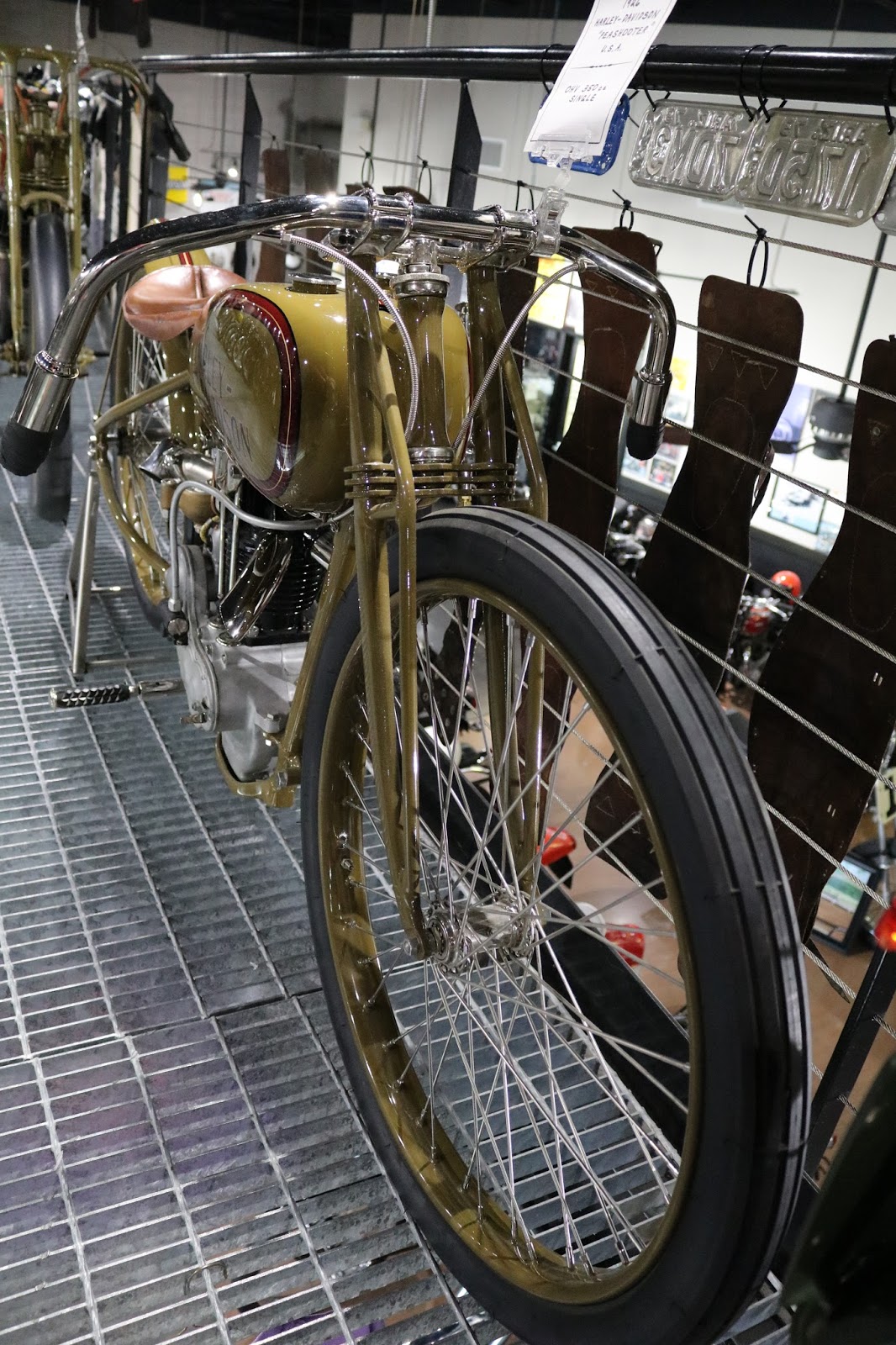 OldMotoDude 1926 HarleyDavidson Peashooter Board Track Racer on