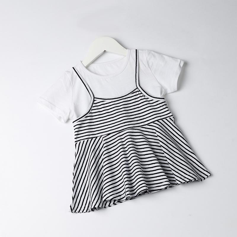 Set Bộ Trẻ Em Cotton Dáng Xoè Sọc Ngang - BCOBI 157299 2 3 201