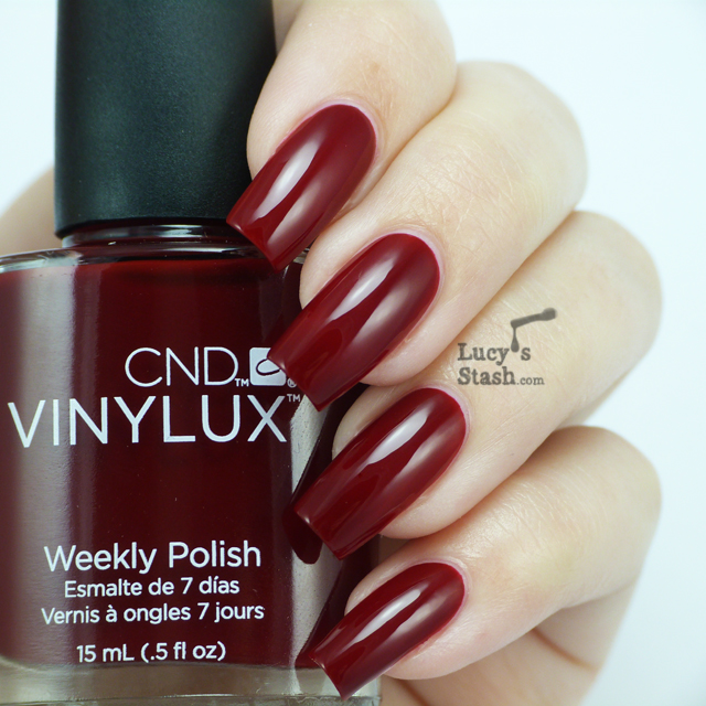 Review and swatches of CND VINYLUX™ Daring Escape, Decadence and Tutti ...