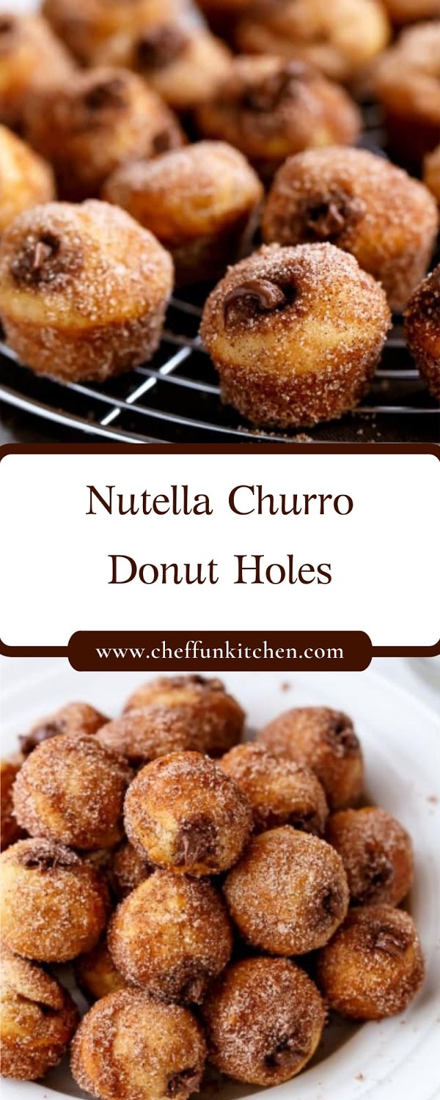 Nutella Churro Donut Holes Nutella Churro Donut Holes