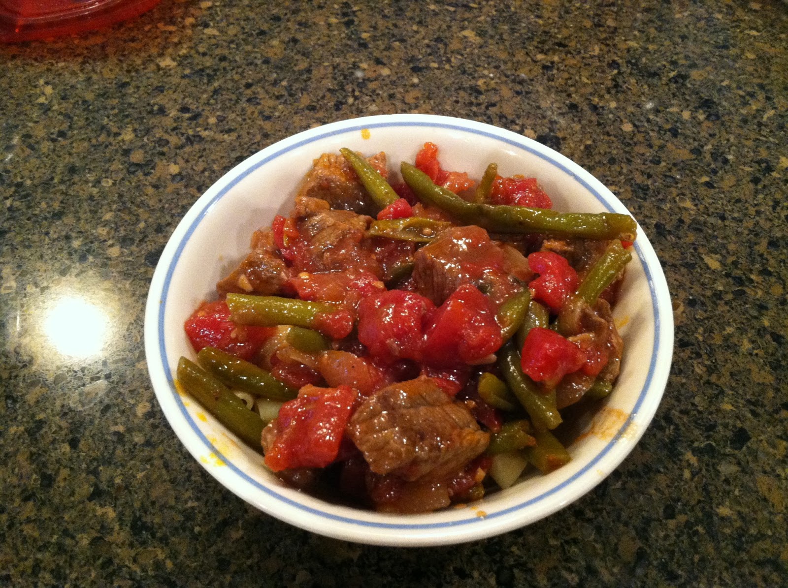 What's Cooking In Pomfret? Fassoulia (Armenian Green beans with lamb