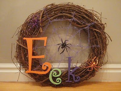 Spooky Spider wreath 