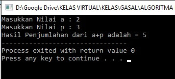 Programming C++ [Sequential, Branching dan Looping]