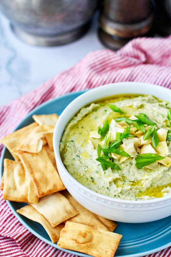 White Bean and Artichoke Heart Dip Karen's Kitchen Stories