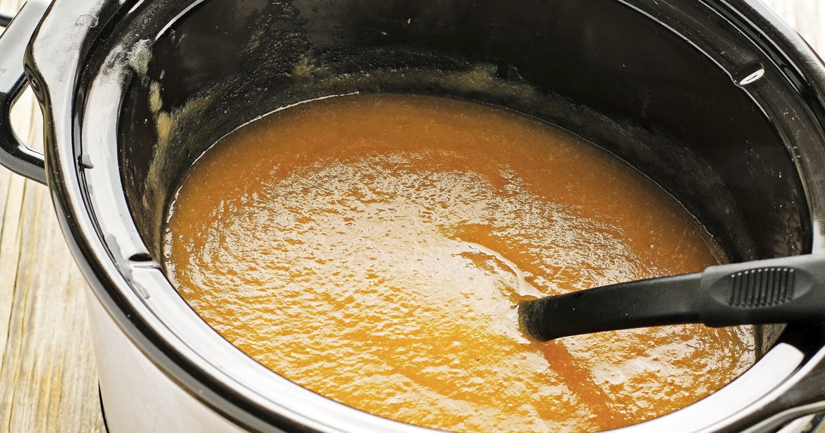 The Iron You Crock Pot Cinnamon Applesauce (No Added Sugar)