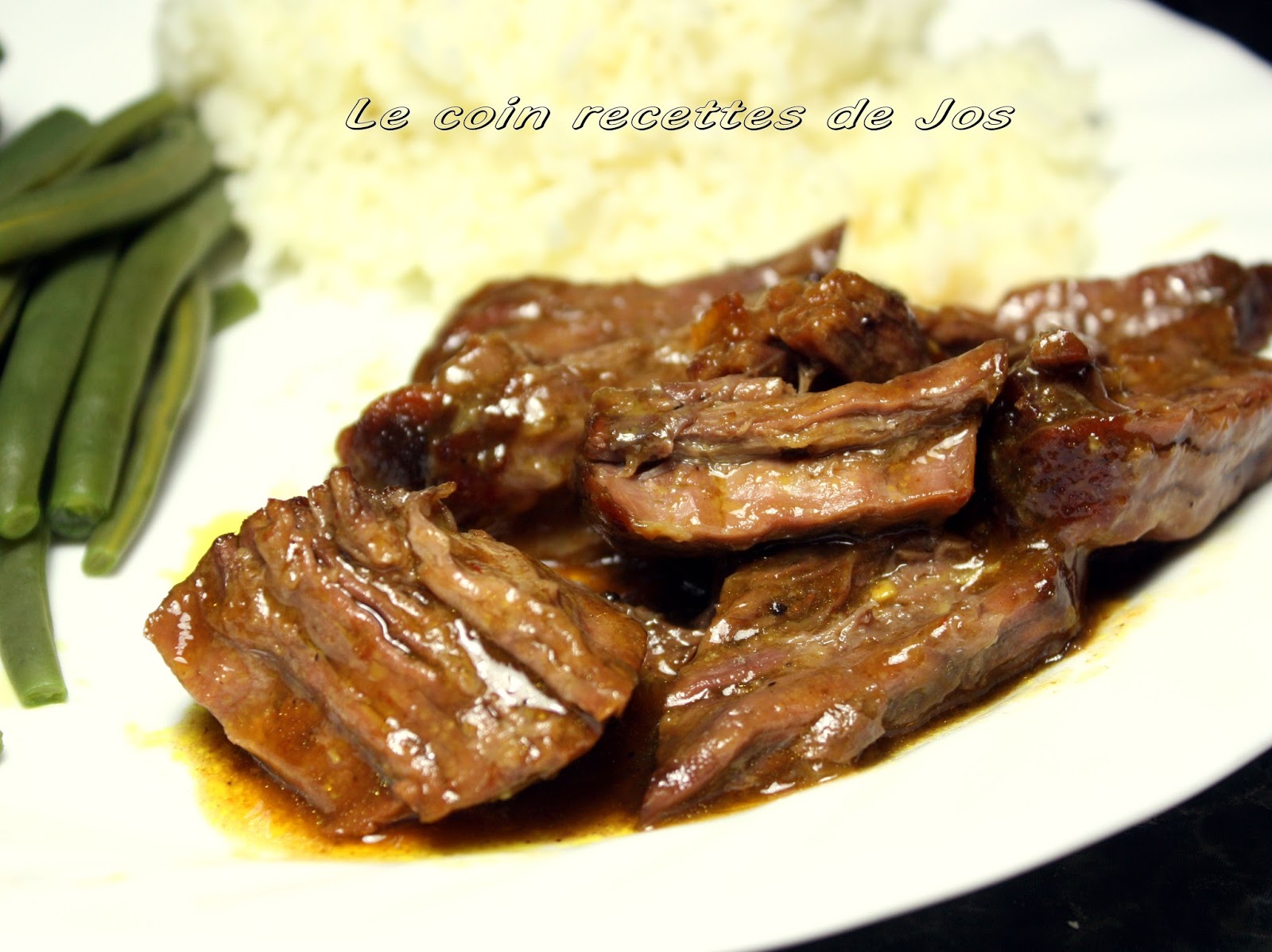 Le coin recettes de Jos BOEUF BRAISÉ, MIEL AUX ÉPICES