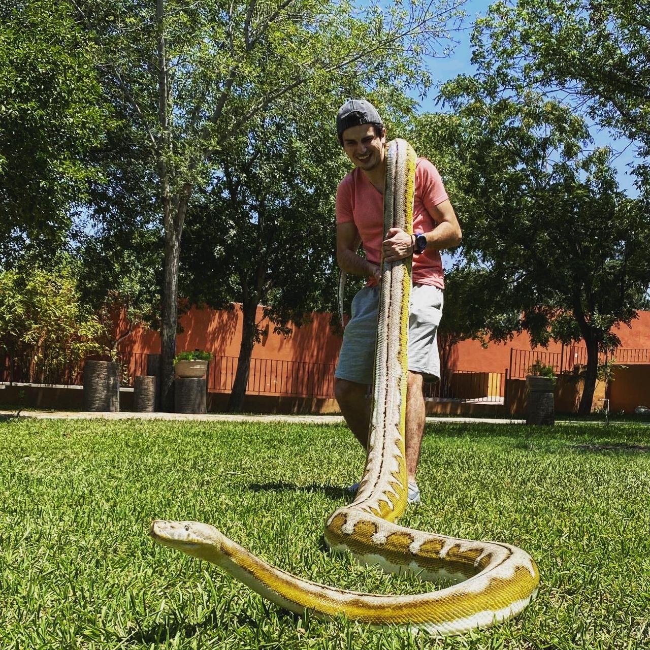 Cazador Mexicano El domingo fui con Maru al criadero de Pitones